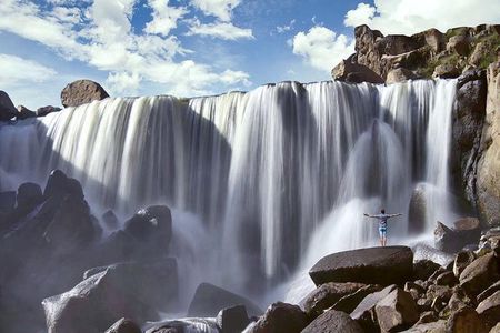 Pillones Waterfall and Imata Stone Forest 