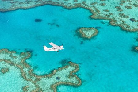 Fly Raft Package: Whitehaven Beach, Snorkel and Scenic Flight