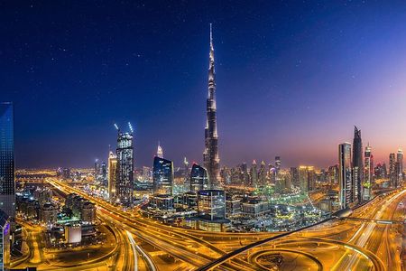 Dubai city Night Tour ( Luxury 4x4 Car)