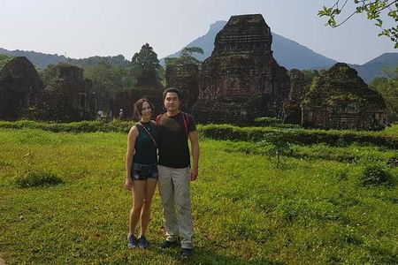 My Son Early Morning Tour to Avoid Crowds,Take Nice Photo from Hoi An or Da Nang