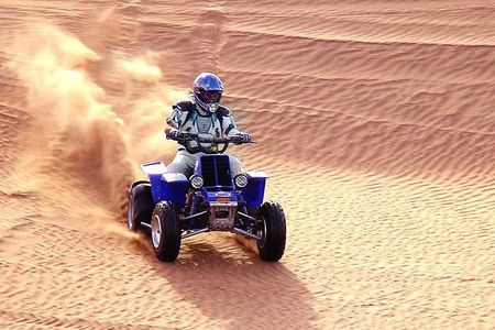 Dubai Desert Safari Morning with Quad Biking and Camel Ride