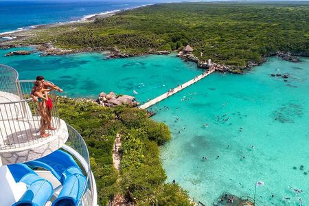 Xel Ha Park Snorkeling & Buffete & Open bar only from Cancun