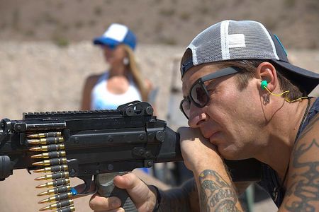 4 Gun Desert Shooting Adventure with Lunch