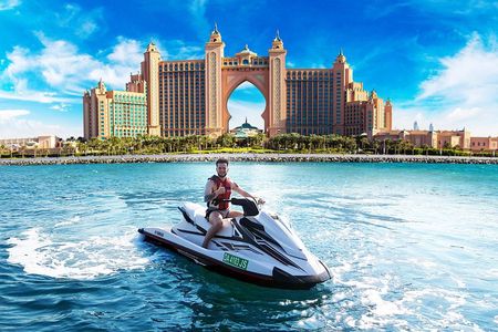 Jet Ski Tour Dubai: La Mer - Burj Al Arab- Atlantis for 1h 30min