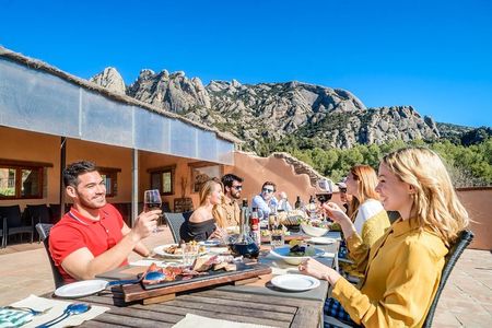 Montserrat Lunch & Wine at Farmhouse Small Group from Barcelona