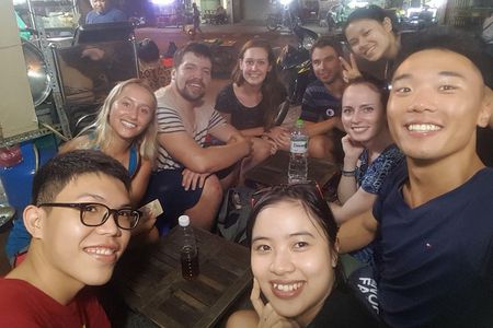 Hidden Gems Private Street Food by scooters with girl drivers.