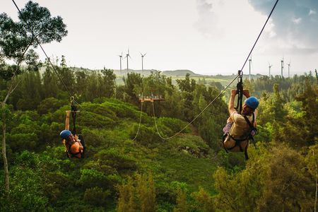 Zipline Tour on North Shore