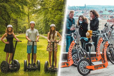 Prague Segway & E-Scooter Grand City Tour with Hotel Pick Up