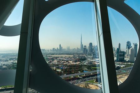 Combo Dubai Frame and Evening Dhow Cruise Dinner