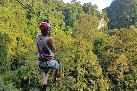 Thrilling Zipline Adventures at Thai'd Up in Krabi's Lush Jungle