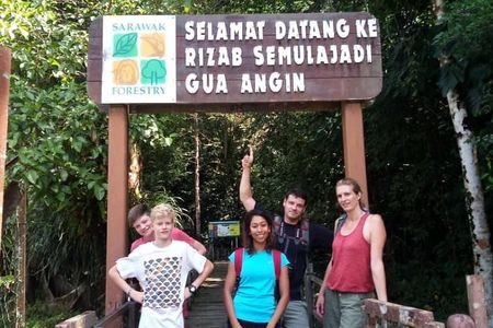 Fairy Caves and Wind Caves from Kuching City