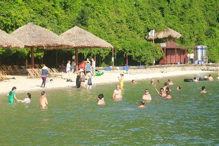Deluxe Halong Bay 6 Hours Cruise To Visit Surprising Cave And Titop Island 
