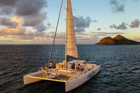 Champagne Sunset Sail in St. Lucia