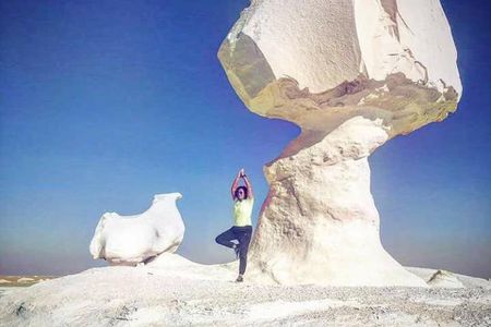 Overday Black and White desert from Cairo and giza 
