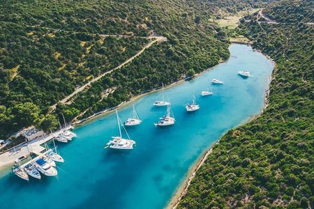 Half Day Sailing on a comfort yacht around Hvar and Pakleni islands- small group