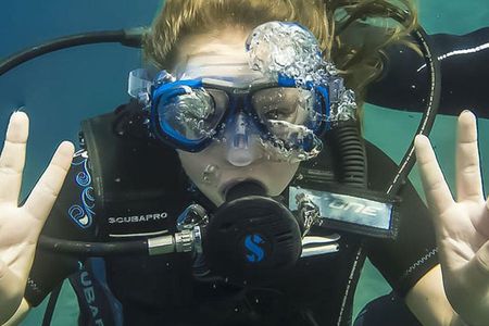 Scuba diving baptism