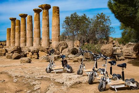 Electric scooter tour inside the Valley of the Temples Agrigento