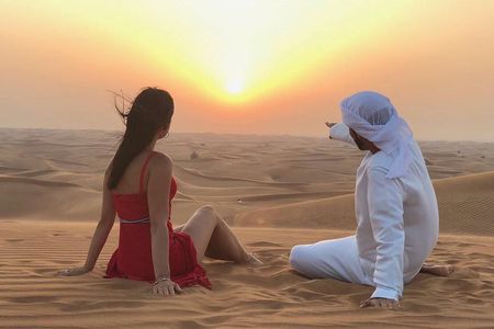 The Sunrise Desert Safari in Abu Dhabi 