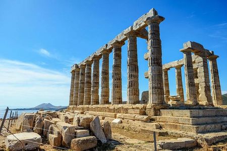 Sounion with ticket Temple of Poseidon afternoon English tour