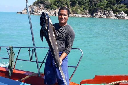 Mr. Tu Fishing Day Trip by Escort Boat from Koh Samui