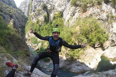 Extreme Canyoning on Cetina river from Omis
