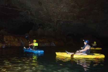 Cave Kayaking and Ziplines Private Tour