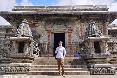World heritage site of Belur & Halebid with temple sculptures