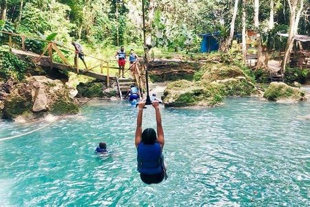 Irie Blue Hole & River Tubing Adventure Tour from Falmouth