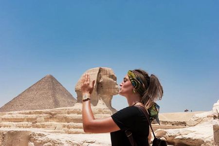 Private Tour Giza pyramids Sphinx Egyptian Museum Khan El-Khalili Camel Ride, 