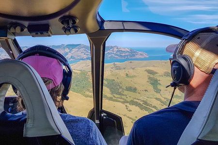 Christchurch to Akaroa by Helicopter 