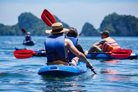 Kayaking at Lan Ha Bay