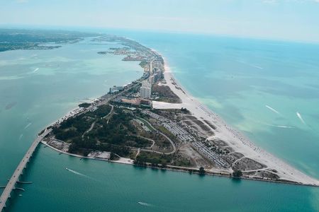 Helicopter Tour in Tarpon Springs, Clearwater Beaches & Caladesi Island