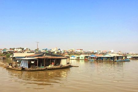 Oudong and Koh Chen Island - Full Day Cruise & Tour with English speaking guide