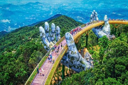 Marble Mountain - Golden Bridge - Ba Na Hills Full Day Private Tour