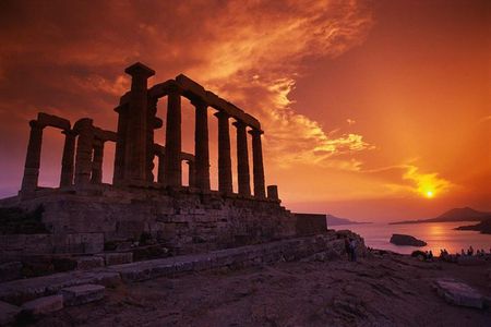 Enjoy Cape Sounio Private Majestic Sunset With Seaside Dinner 