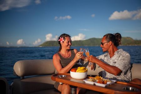 Toa Boat Bora Bora Private Sunset on Ambassador Boat