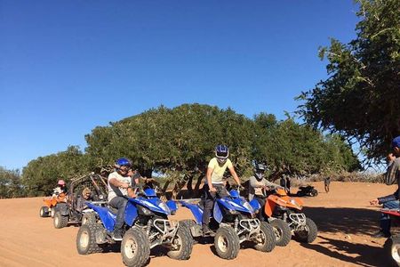 adventure quad agadir: half day sand dune and argan forest