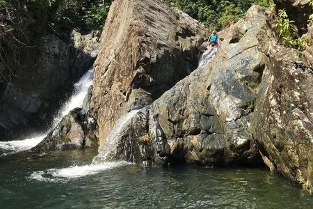 Half-Day Yunque Rainforest Waterslide & rope swing Guided Tour 