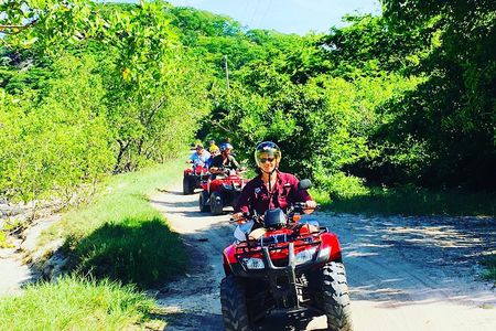 Full-Day Tour 4x4 ATV, Water Cave, and Snorkeling Cruise
