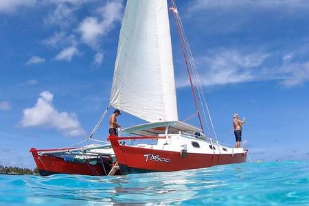 PRIVATE Full Day Tour : Moorea Snorkeling & Sailing on a Catamaran named Taboo