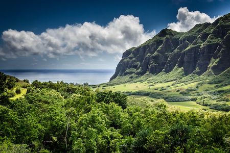 Oahu Circle Island Tour with Waimea Waterfall