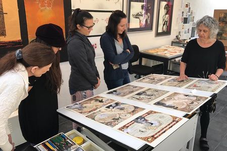Art tour through artists' workshops around San Miguel de Allende