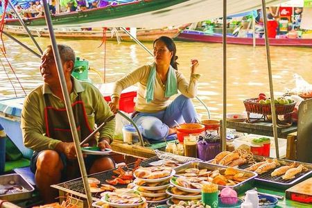 Amphawa Floating Market Tour with Maeklong Railway Market (SHA Plus)