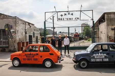 Retro Fiat Self-Drive Undisovered Tour in Warsaw