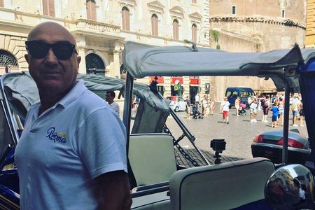 James Bond tour on board of the Ape Calessino