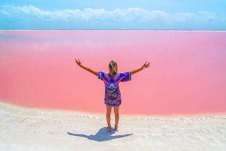 Cancun tour Las Coloradas Pink Lagoon + Rio Lagartos Tour