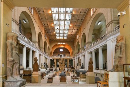 Cairo Layover Tour Giza PyramidsSphinx Egyptian Museum Camel Ride Lunch Market 