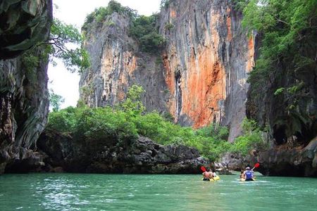 Phuket-Phang Nga Bay:James Bond-Canoeing Koh Hong By Big Boat LNH
