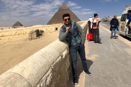 Half day with pyramids and Sphinx with riding a Camel