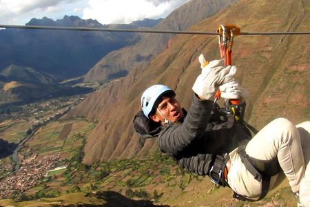 Zipline in Chinchero (Sacred Valley of the Incas)